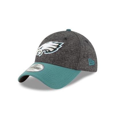 Philadelphia Eagles Gorra | New Era NFL Tweed Turn 9twenty Adjustable Cap Mexico - Grises